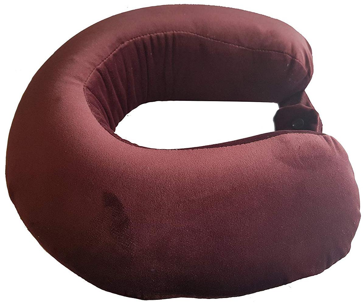 

heimdekor Memory Foam U Neck Pillow with Cover (Rust)