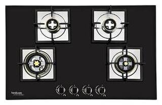 Hindware Hindware 4 Burner Automatic Hobs Black Gas Stove