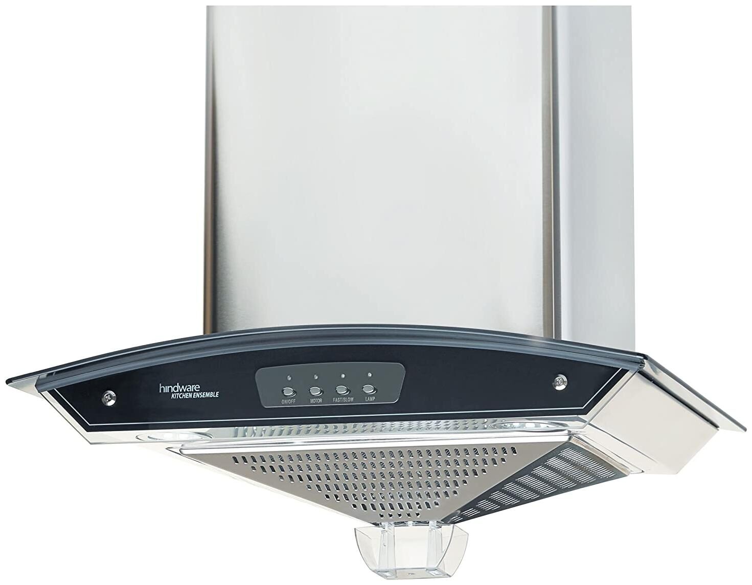 

Hindware Wall Mounted Auto Clean 60 cm 1000 m3 h Grey Chimney ( Rubella 60 )