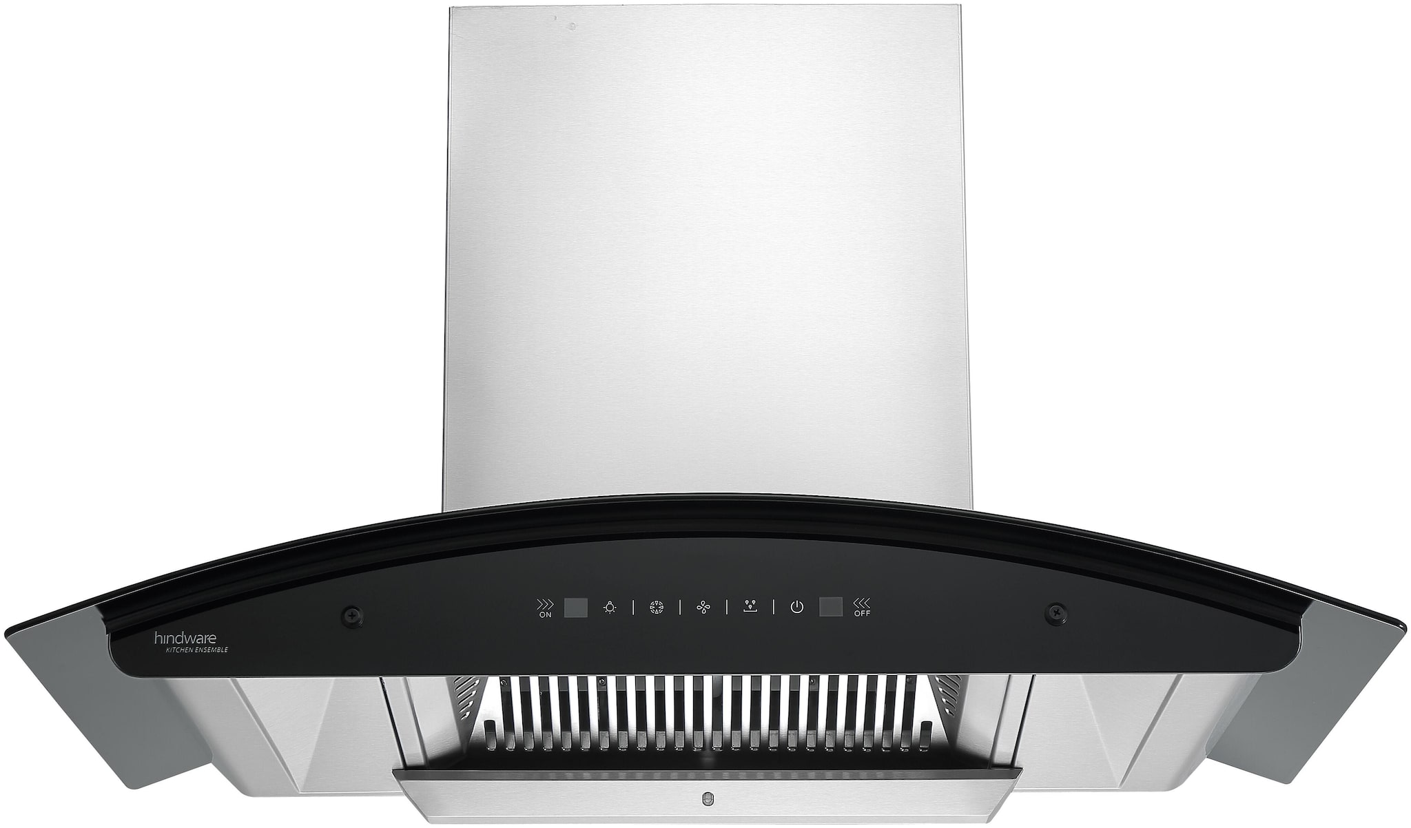 

Hindware Wall Mounted Auto Clean 90 cm 1200 m3 h Silver Chimney ( 517250 )