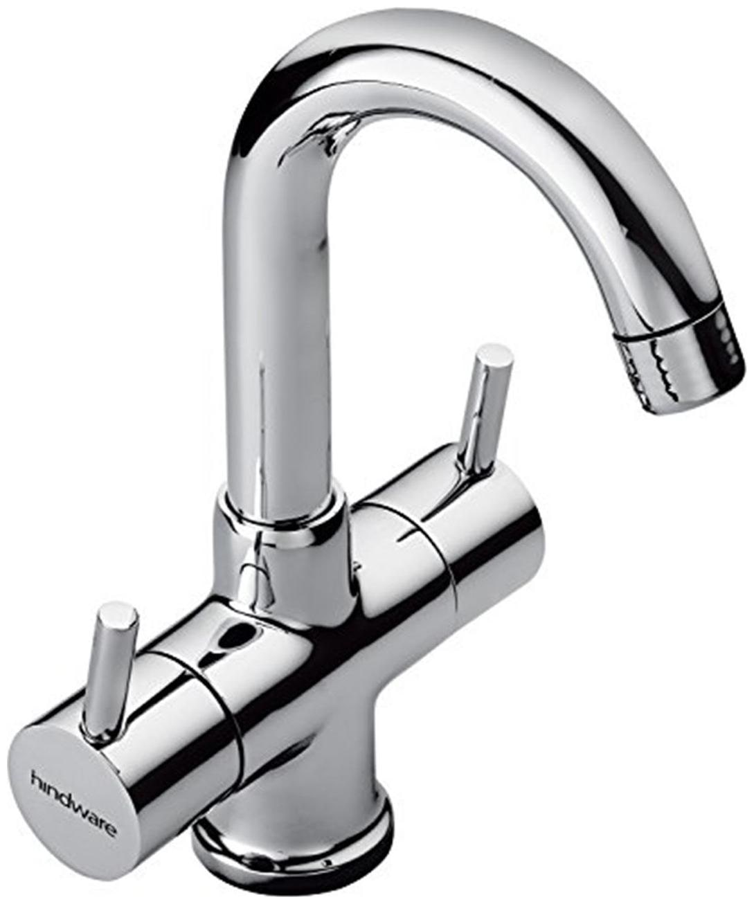 

Hindware Deck Mount Brass Basin and Sink Mixers ( Handle Controlled )