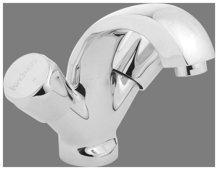 

Hindware Deck Mount Stainless steel Basin and Sink Mixers ( Handle Controlled )