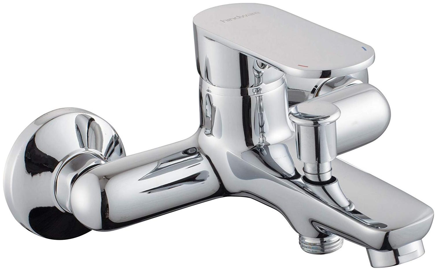 

Hindware F970002CP Wall Mount Brass Basin and Sink Taps ( Handle Controlled )
