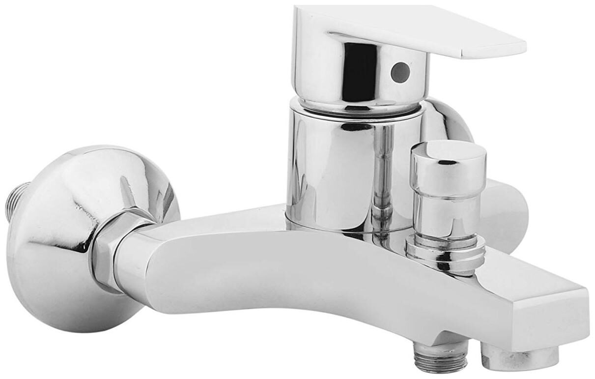 

Hindware Wall Mount Steel Wall Mixers ( Handle Controlled )