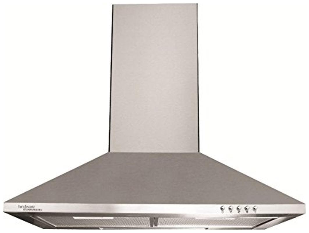 

Hindware Wall and Ceiling Mounted Auto Clean 60 cm 750 m3 h Silver Chimney