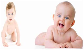 HK Prints Baby Set of Two Big Flex Poster
