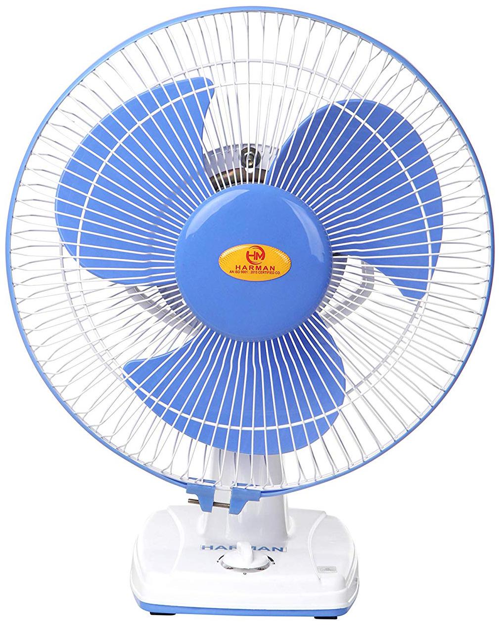 

HM Hyper 300mm 3 Blades Table Fan (White Blue)