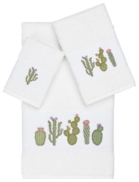 

Hoeft Embellished 3 Piece Turkish Cotton Towel Set