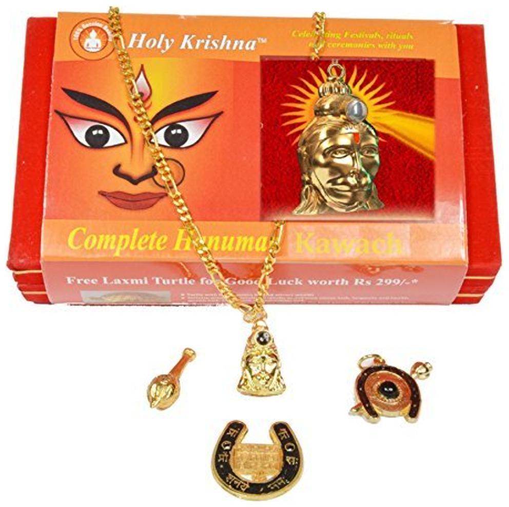 

Holy Krishna Complete Hanuman Chalisa Yantra With Golden Plated Chain