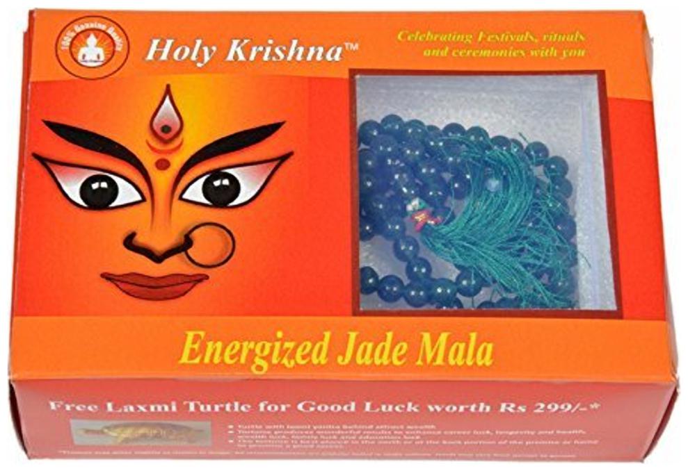 

Holy Krishna NATURAL GREEN JADE MALA JADE ROSARY Best FOR REIKI-HEALING MEDITATION