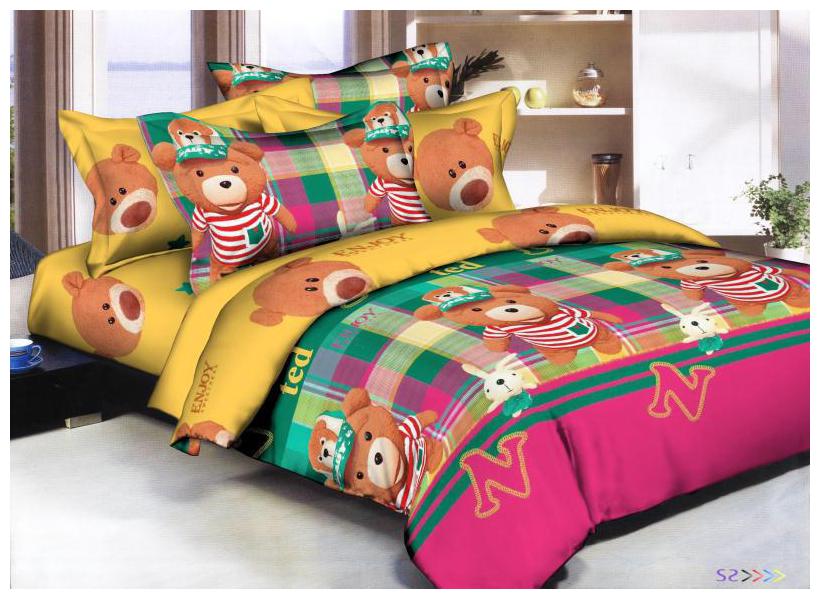 

HOMA DORN Cotton 3D Printed Double Size Bedsheet 150 TC ( 1 Bedsheet With 2 Pillow Covers Multi )