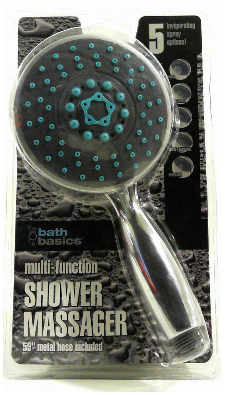 

Home Basics Shower Massager Multi-Function 5-Mode Bath Chrome SM30292