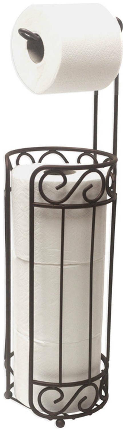 

Home Basics Bronze Toilet Paper Holder and Dispenser
