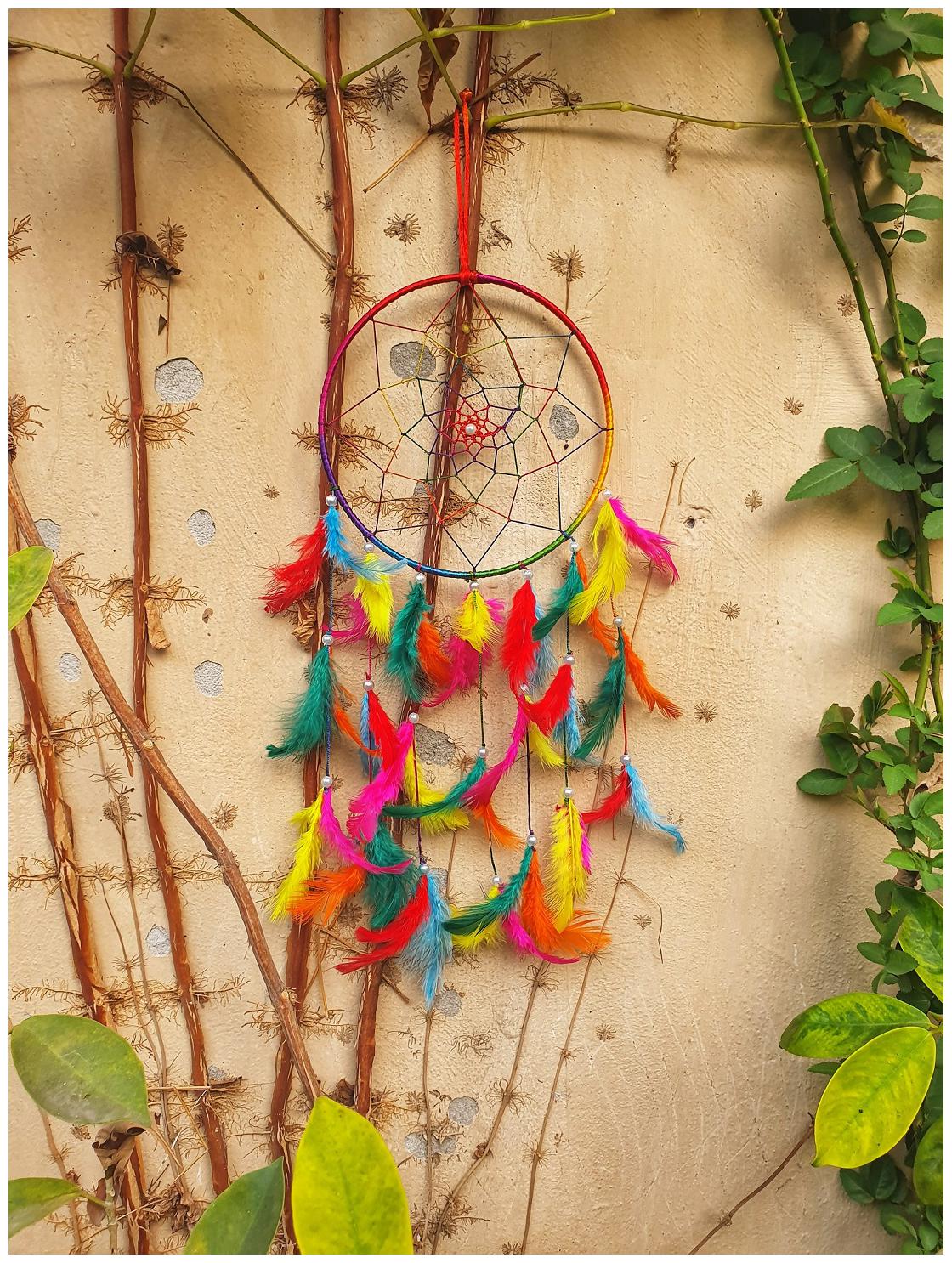 

Home decor Dream catcher Wall Hanging Handmade Showpiece Pack of 1