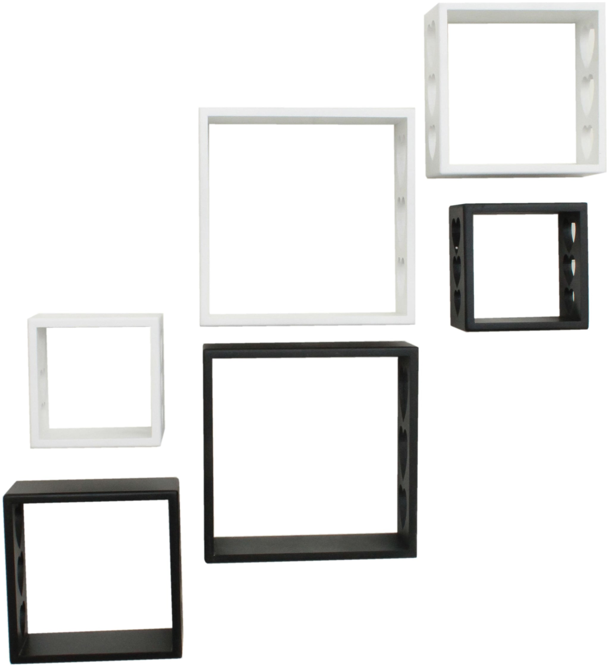 

Home Sparkle Cube Wall Shelves -Set Of 6