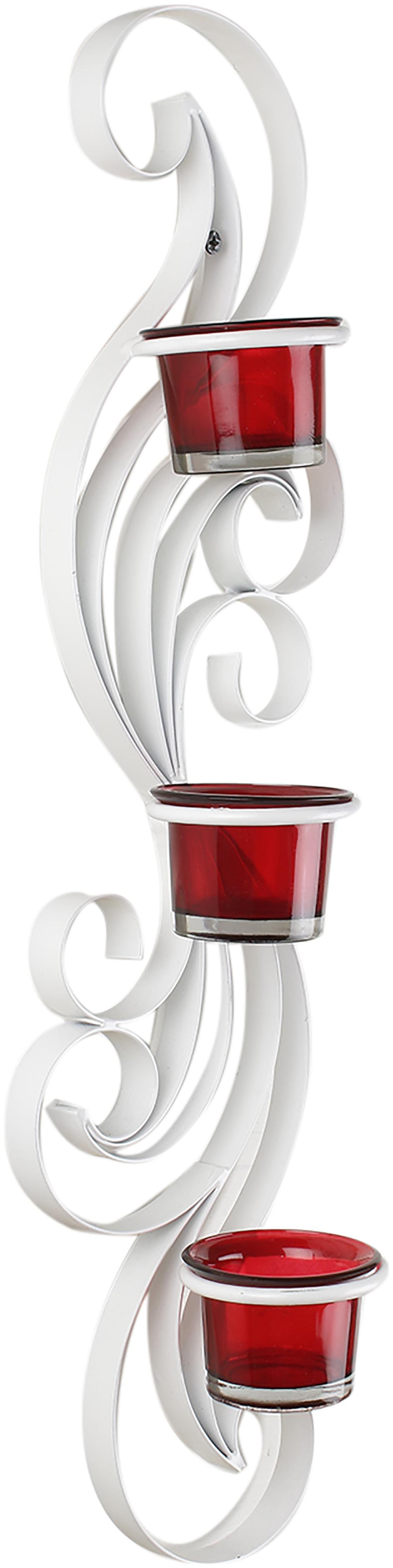

Home Sparkle Iron White Tea light holder