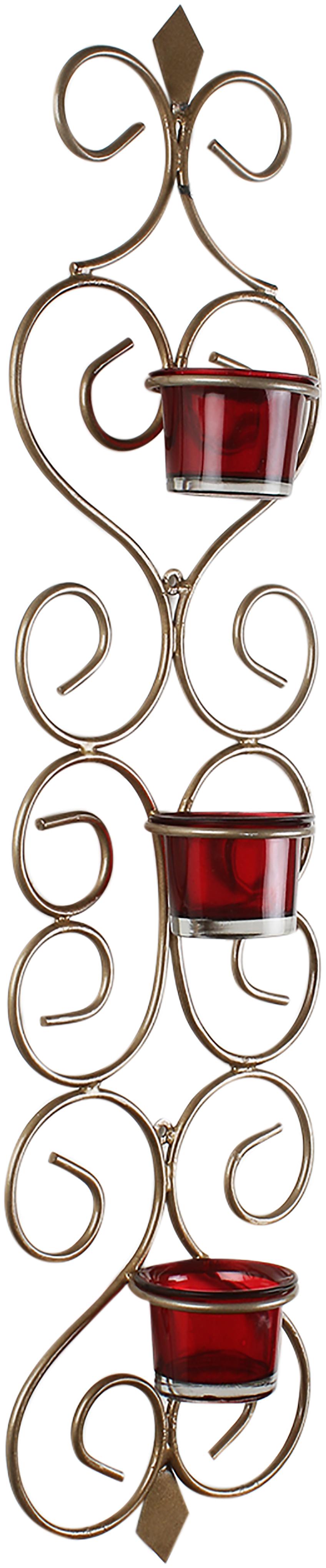 

Home Sparkle Iron Golden Tea light holder