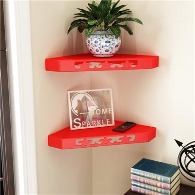 

Home Sparkle Set of 2 Corner Wall Shelves