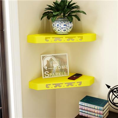 

Home Sparkle Set of 2 Corner Wall Shelves