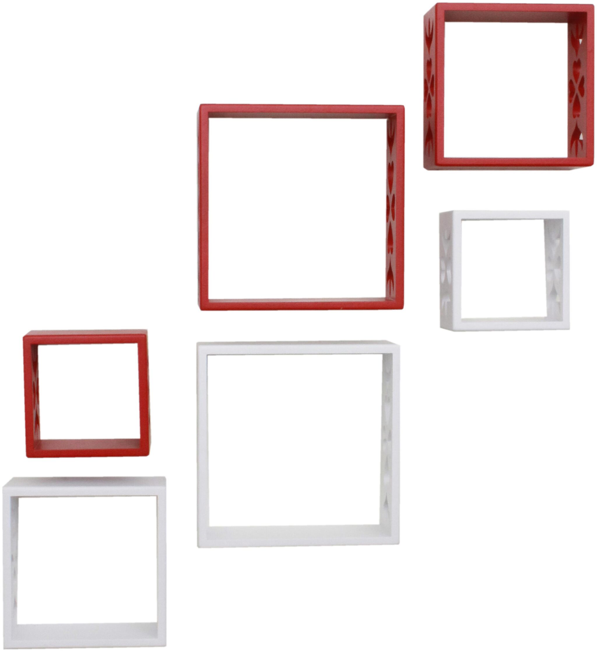 

Home Sparkle Cube Wall Shelves -Set Of 6