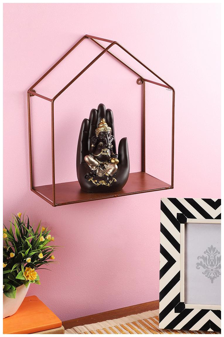 

Home Sparkle Iron Wall shelves ( Copper Number of Shelves- 1 )