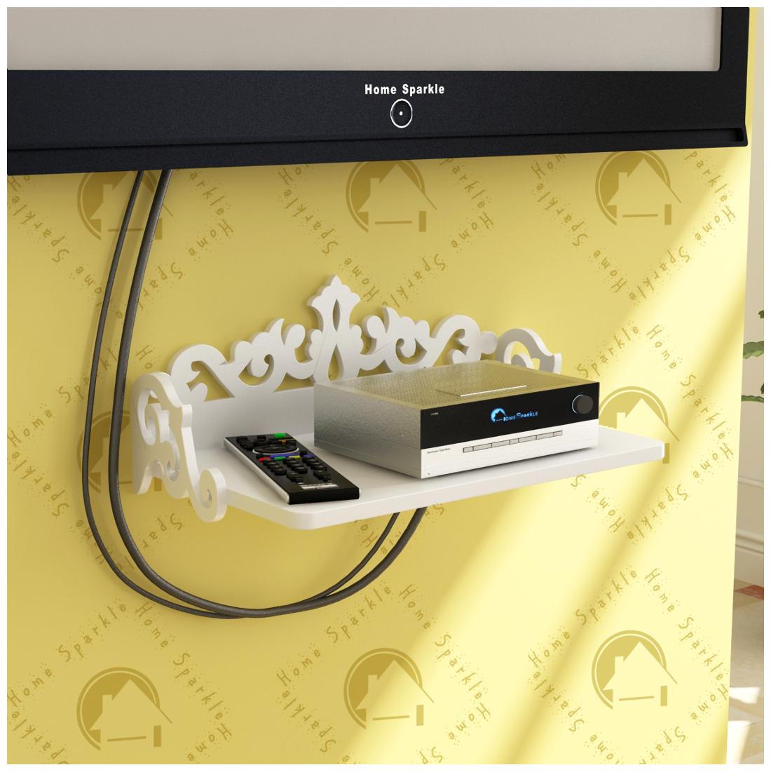 

Home Sparkle Wooden Carved Set Top Box Holder