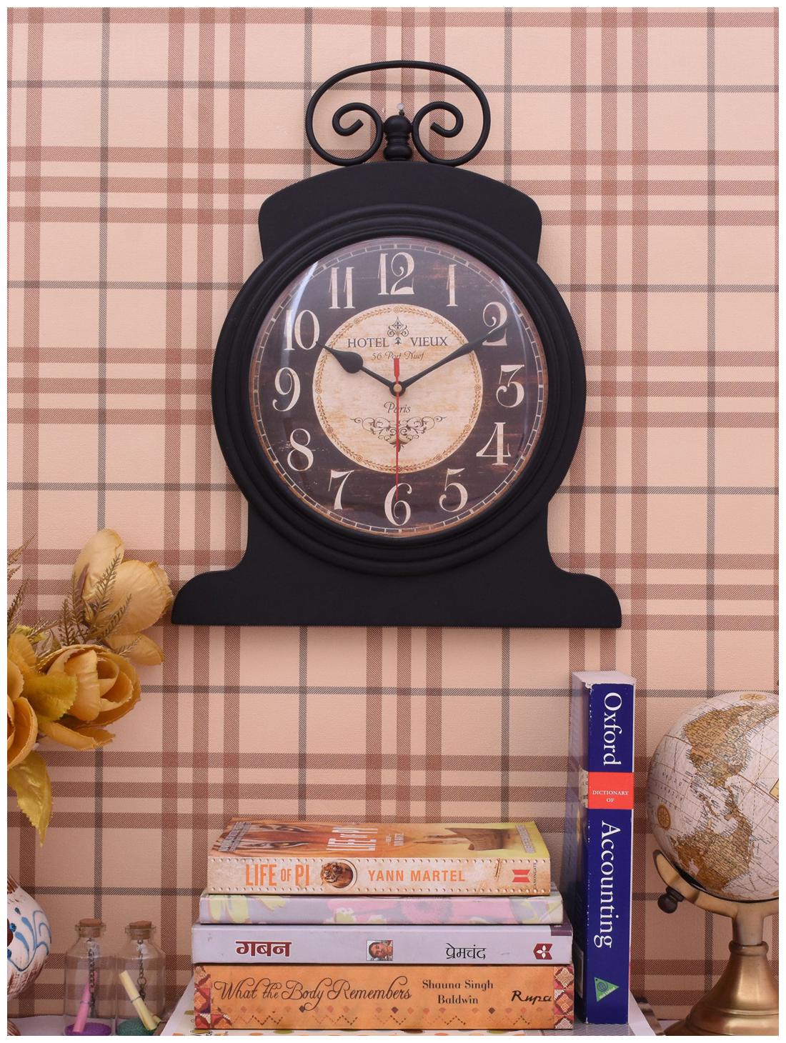 

Home Sparkle Mdf with melamine Analog Wall clock ( Set of 1 )