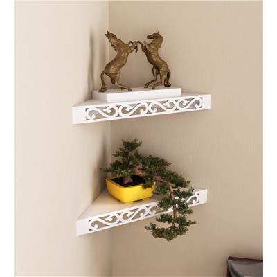 

Home Sparkle Set of 2 Corner Wall Shelves