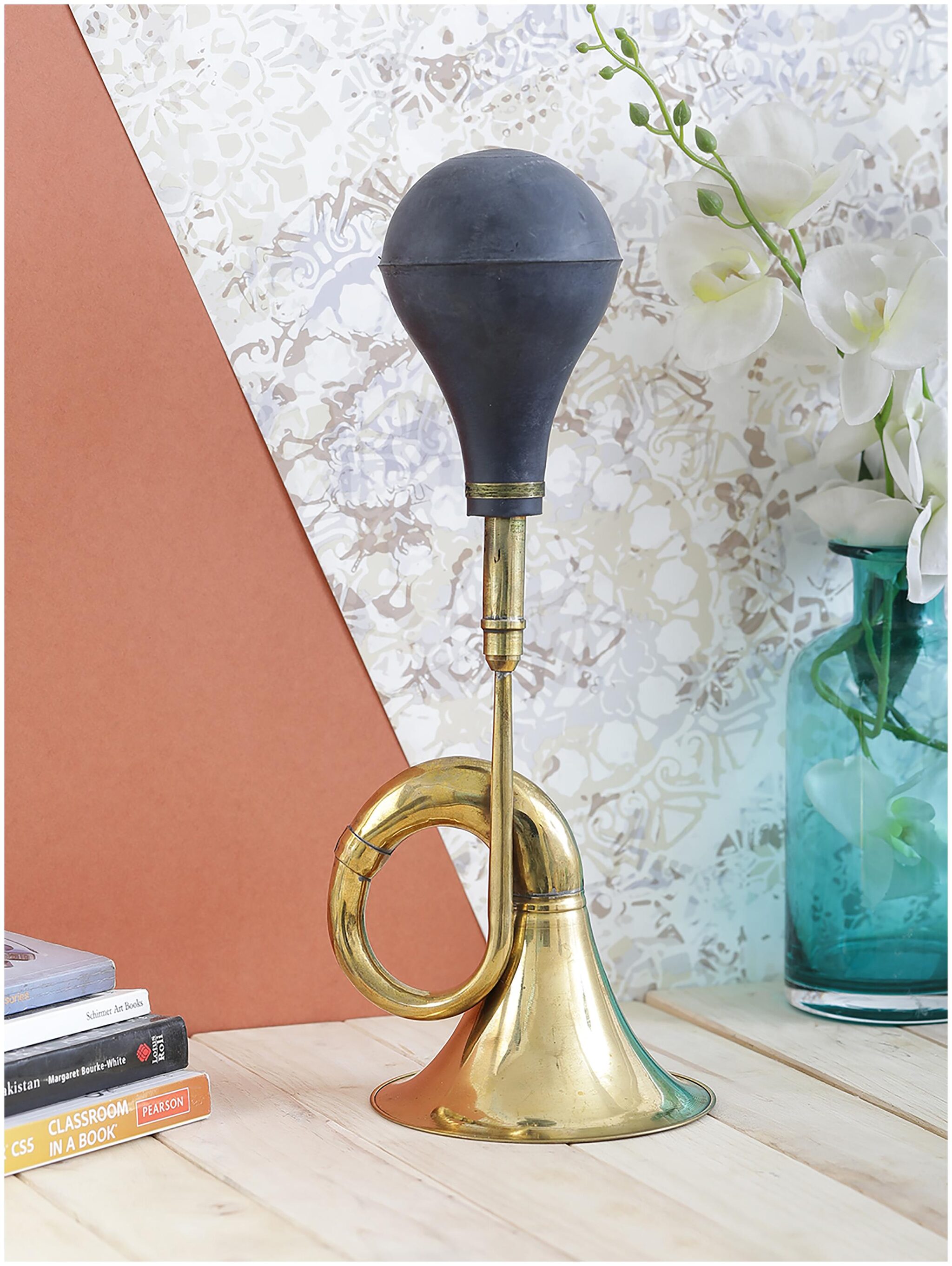 

Home Sparkle Behind taxi horn big 16 inch de cor item (Golden)