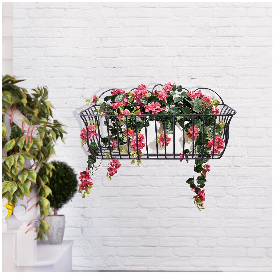 

Home Sparkle Mild Steel Wall Hanging Flower Holder
