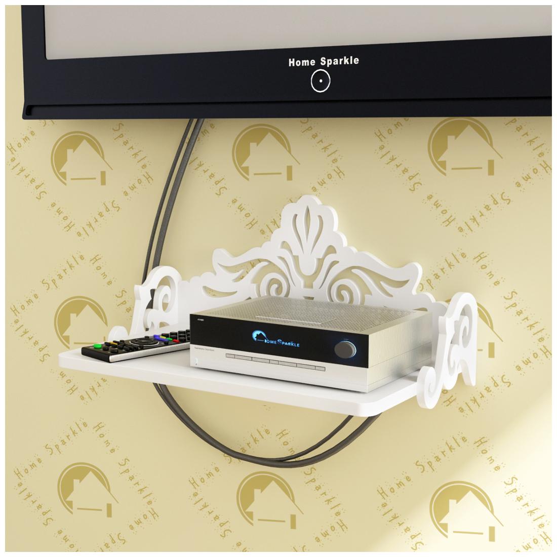 

Home Sparkle Wooden Carved Set Top Box Holder