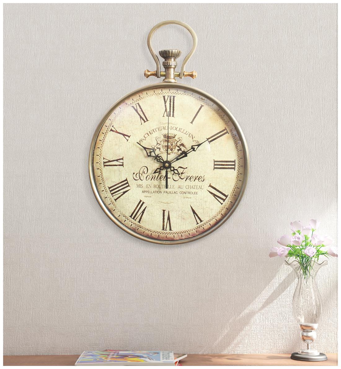 

Home Sparkle Steel Analog Wall clock ( Set of 1 )