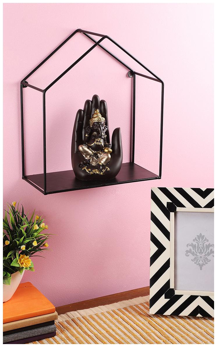

Home Sparkle Iron Wall shelves ( Black Number of Shelves- 1 )