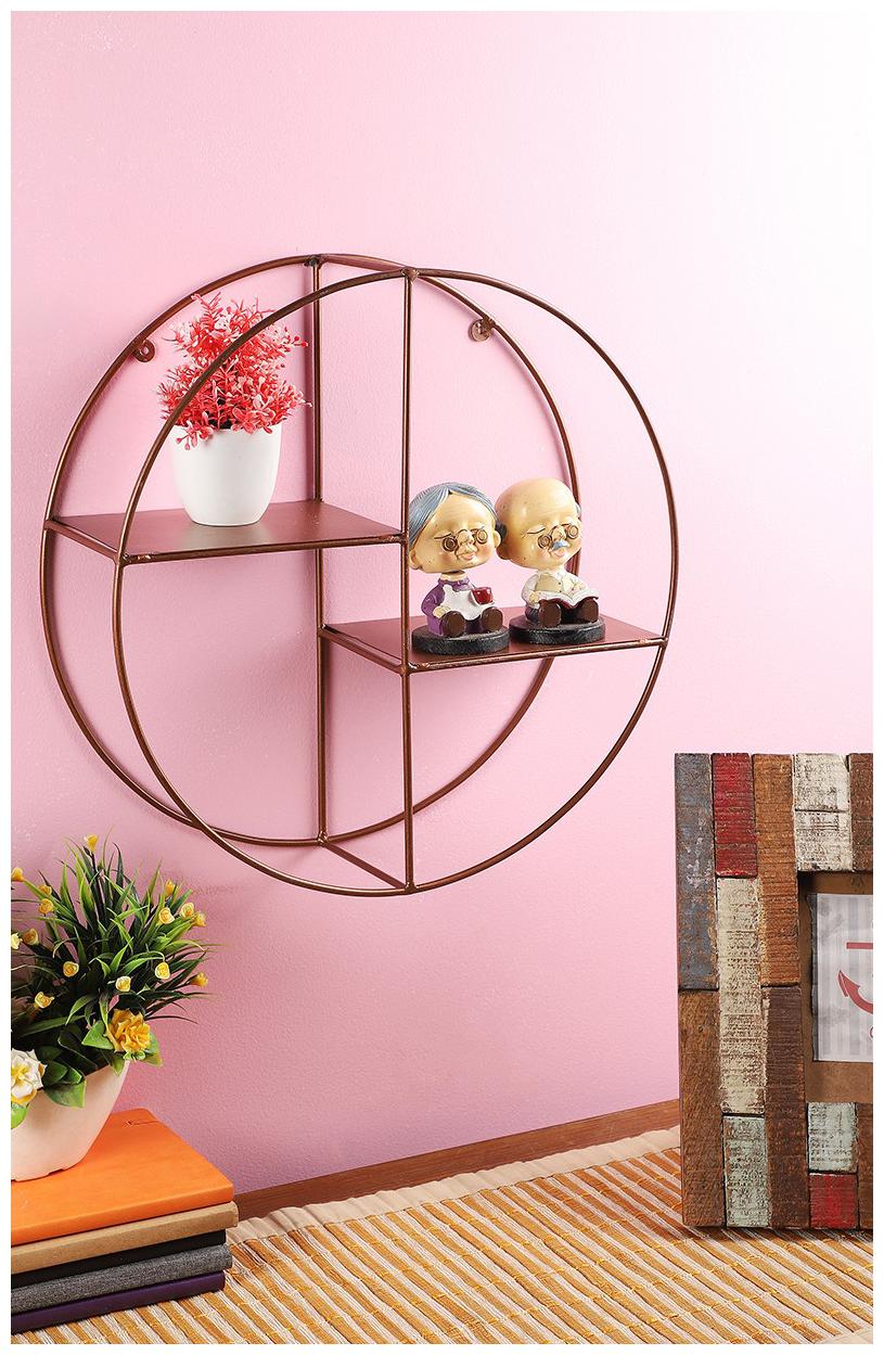 

Home Sparkle Iron Wall shelves ( Copper Number of Shelves- 1 )