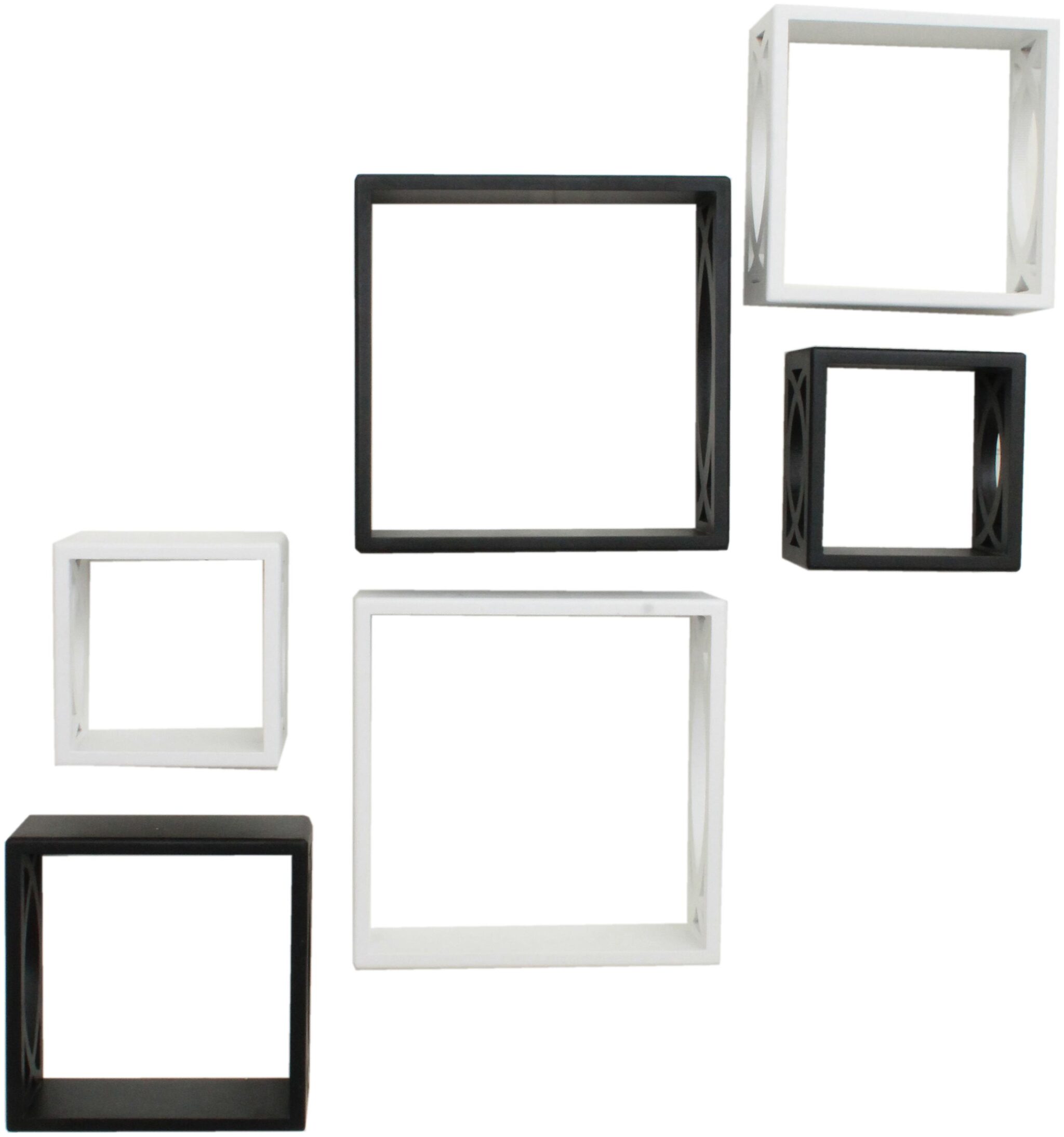 

Home Sparkle Cube Wall Shelves -Set Of 6