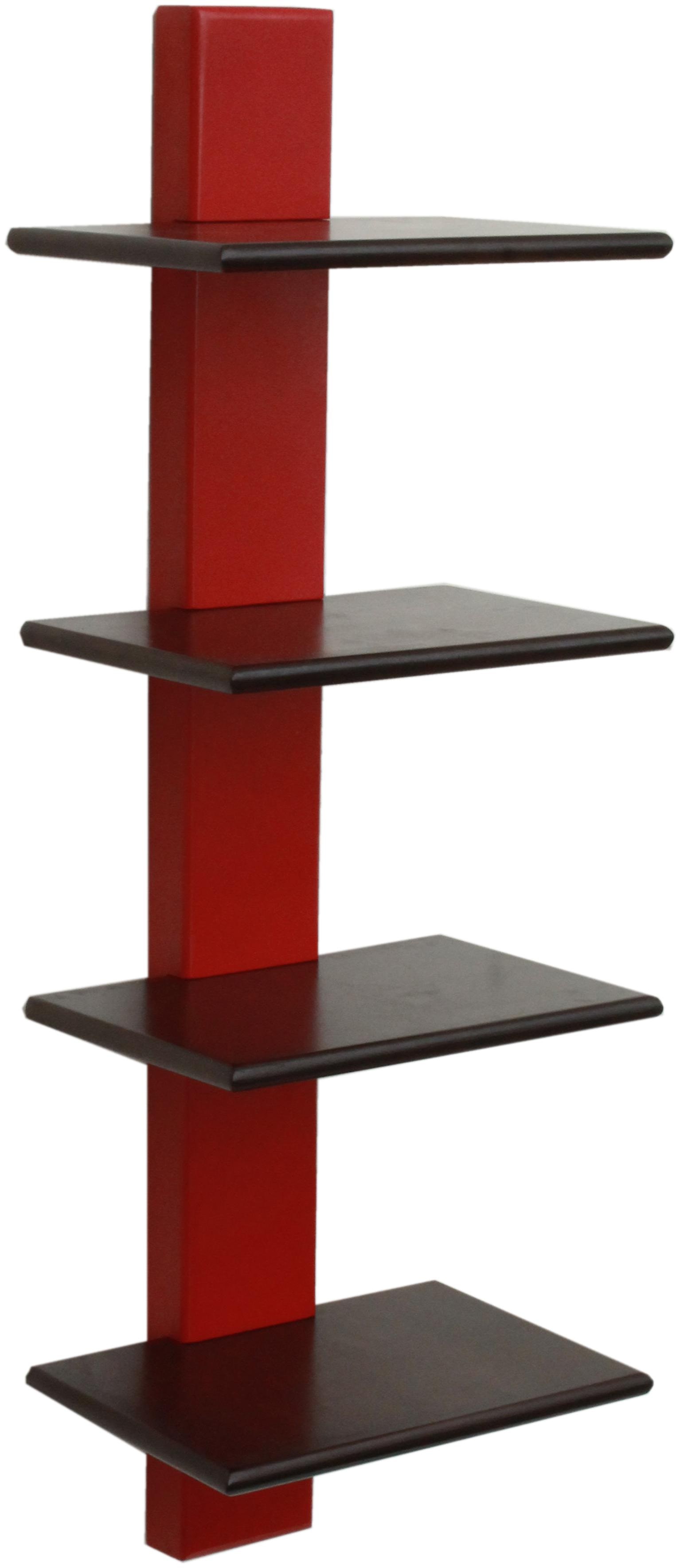 

Home Sparkle 4 Tier Rack (Red And Brown)