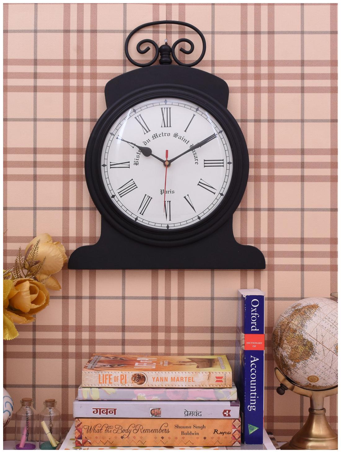 

Home Sparkle Mdf with melamine Analog Wall clock ( Set of 1 )