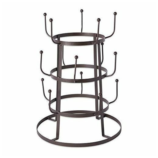 

Home Traditions 3 Tier Countertop or Pantry Vintage Metal Wire Rustic Bronze