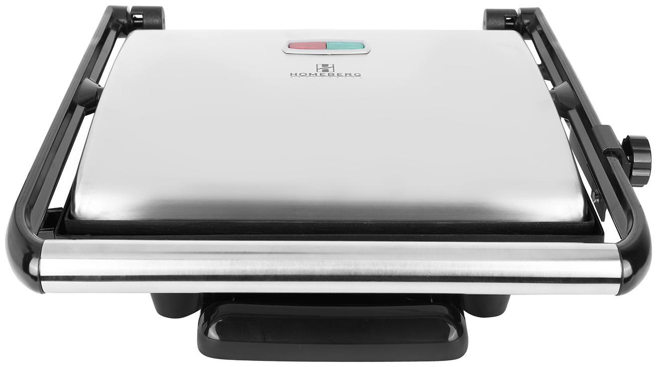 

HOMEBERG HSG736 4 Slices Sandwich Maker - Silver