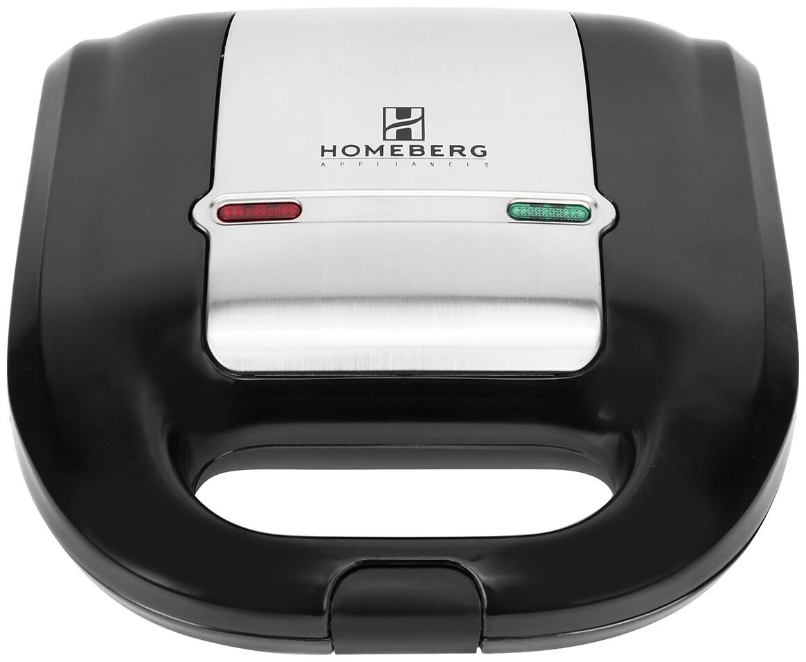 

HOMEBERG HWM619 2 Slices Sandwich Maker - Silver