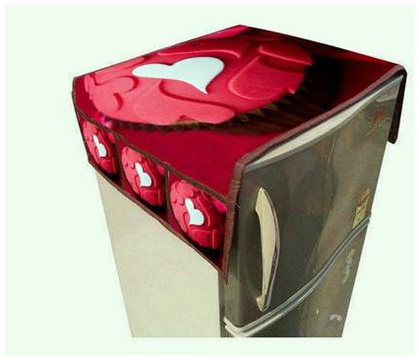

Homecrust Printed Refrigerator Top-Cover- Set of 1