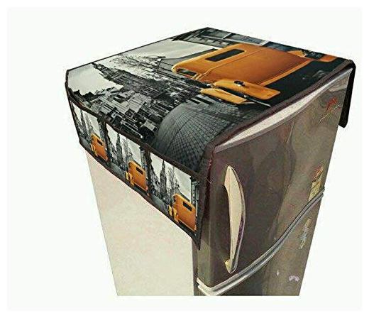 

Homecrust Printed Refrigerator Top-Cover- Set of 1