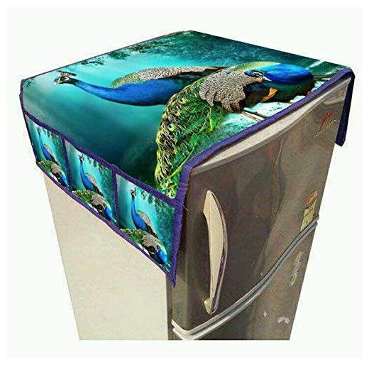 

Homecrust Printed Refrigerator Top-Cover- Set of 1