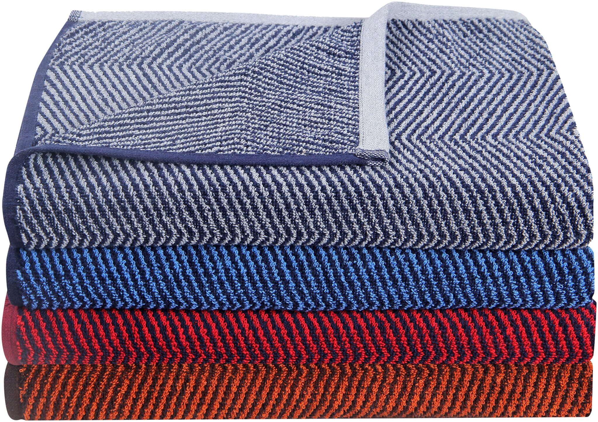 

HOMECRUST 500 GSM Cotton terry Hand Towel ( 4 Pieces Multi )