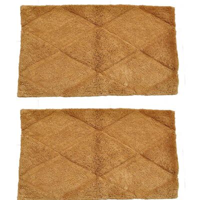 

Homefurry Beige Cotton Bath Mats -2 pcs
