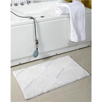

HOMEFURRY White Rhumbus Bath Mat