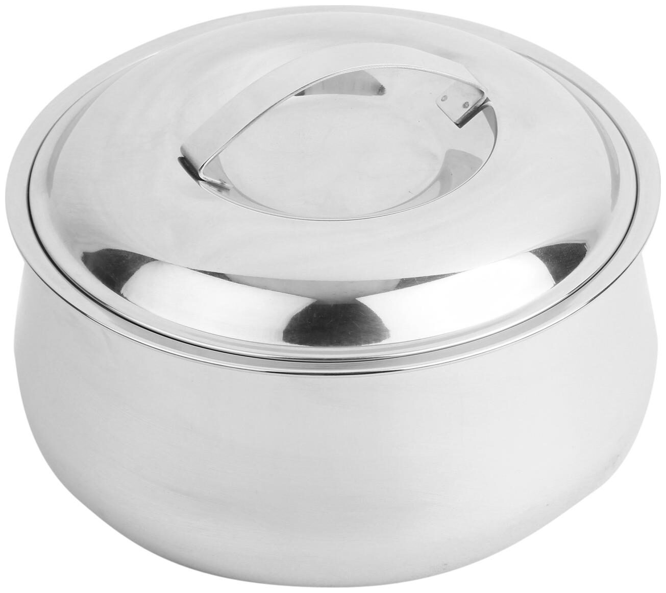 

Homeish Metallo Stainless Steel Insulated Casserole (1 8 Ltrs)