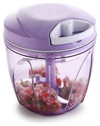 

HOMEMARKET Jumbo Vegetable Chopper Fruit Vegetable Cutter 5 Stainless Steel Blades With Lid (Pack Of 1)