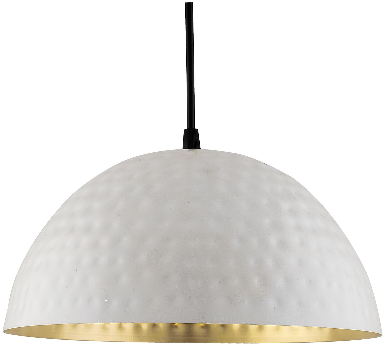 

Homesake Antique White Hammered Pendant Hanging Lamp