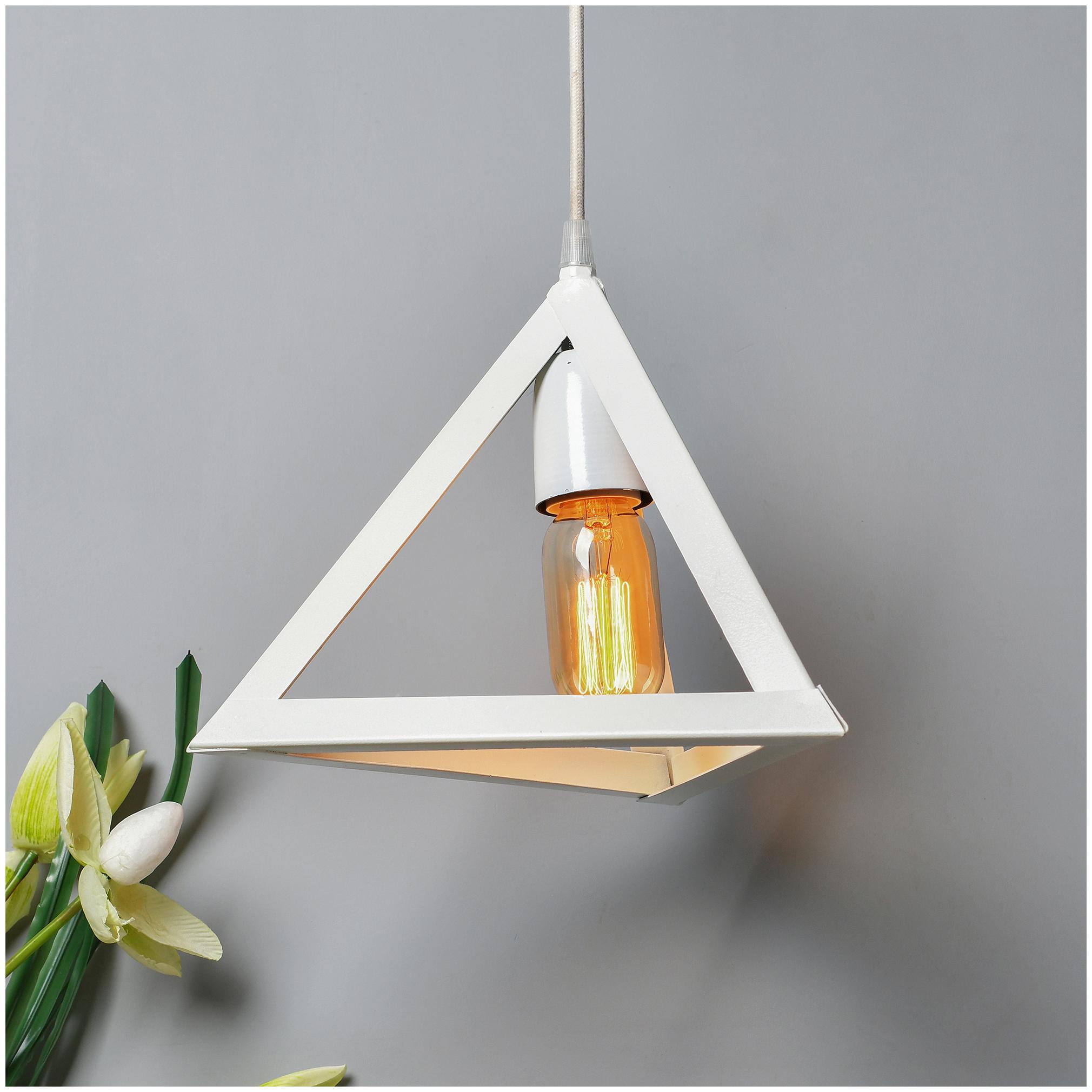 

Homesake Edison Filament Hanging Triangle 6 E27 Holder Decorative White URBAN Retro nordic style LED filament bulb